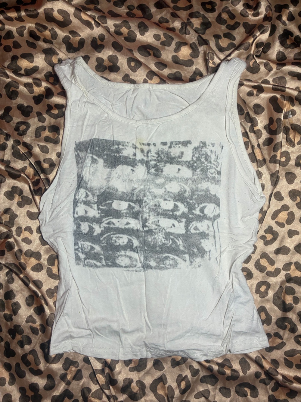 ⭒ stylish shein eye tank top